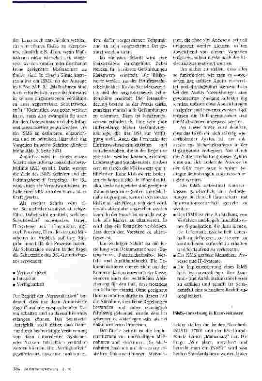 Vorschauseite 3: Informationssicherheit und Datenschutz