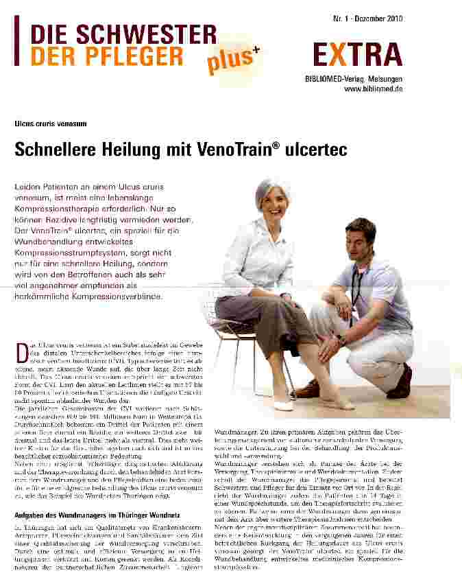 Vorschauseite 1: Schnellere Heilung mit VenoTrain® ulcertec