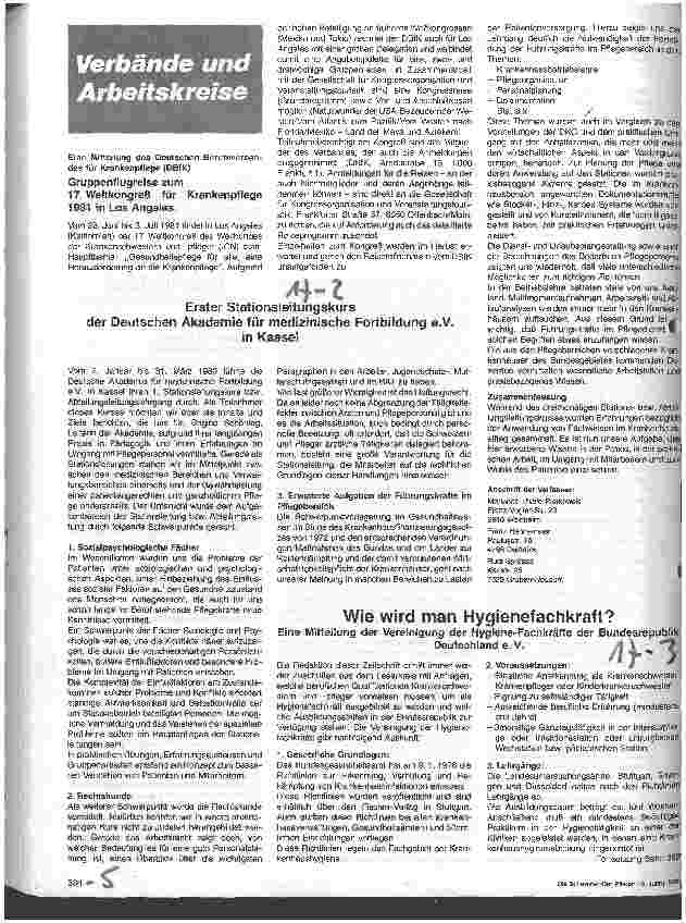 Vorschauseite 1: Wie wird man Hygienefachkraft?