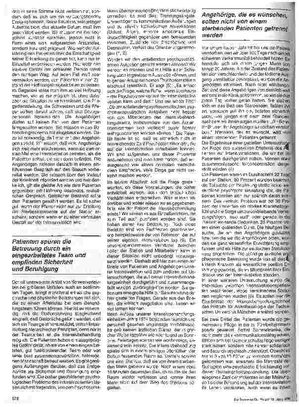 Vorschauseite 3: Was erlebt der Patient auf der Intensivstation? Institut für Anästhesiologie der Technischen Universität München
