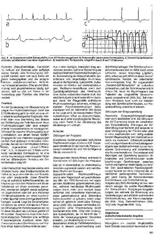 Vorschauseite 2: Elektrophysiologische Grundlagen, Einsatzbereich und allgemeine sicherheitstechnische Aspekte des EKG-Monitorrings - Teil 2