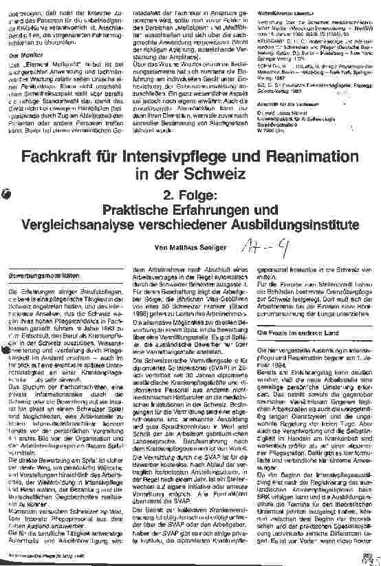 Vorschauseite 5: Elektrophysiologische Grundlagen, Einsatzbereich und allgemeine sicherheitstechnische Aspekte des EKG-Monitorrings - Teil 2