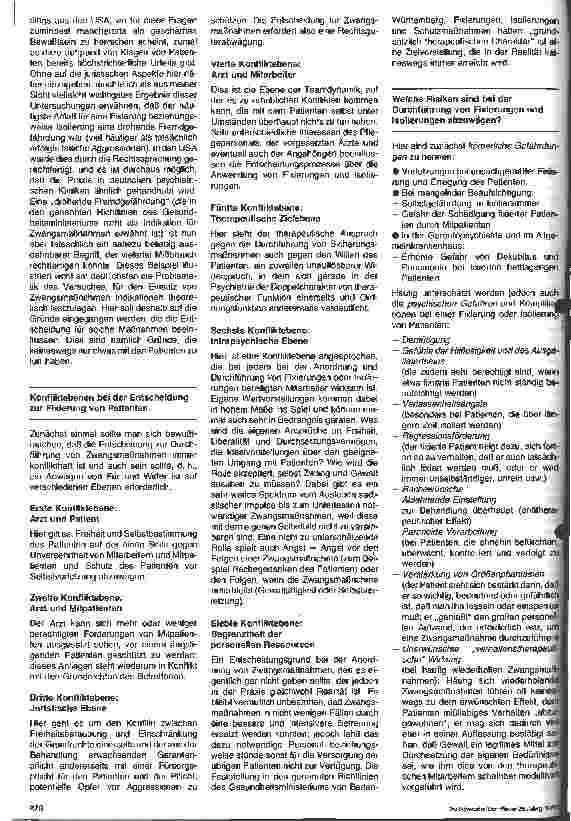 Vorschauseite 2: Die Fixierung (Fesselung) und Isolierung von Patienten im Krankenhaus Indikationen und Risiken aus ärztlicher Sicht