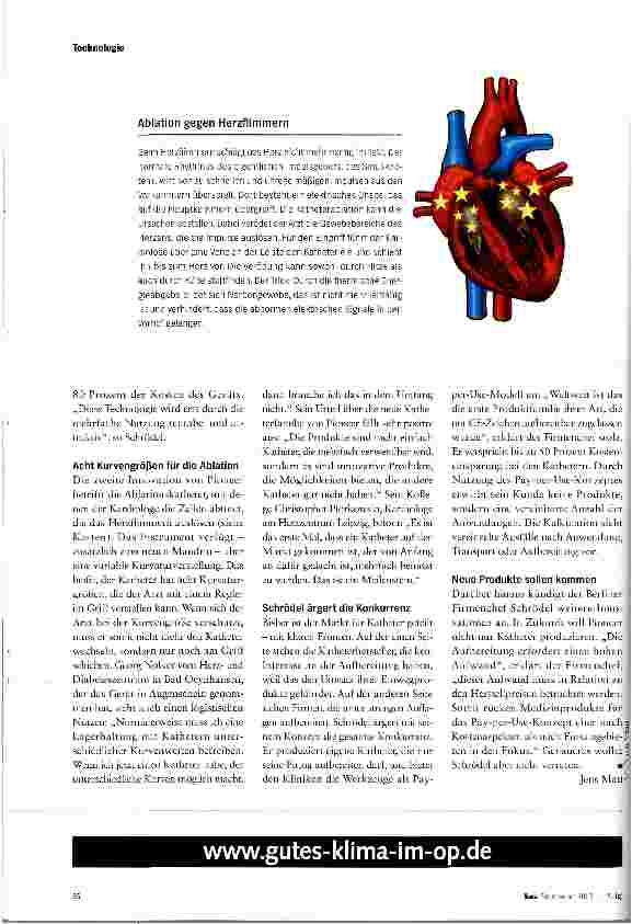 Vorschauseite 3: Kurvenreicher Katheter
