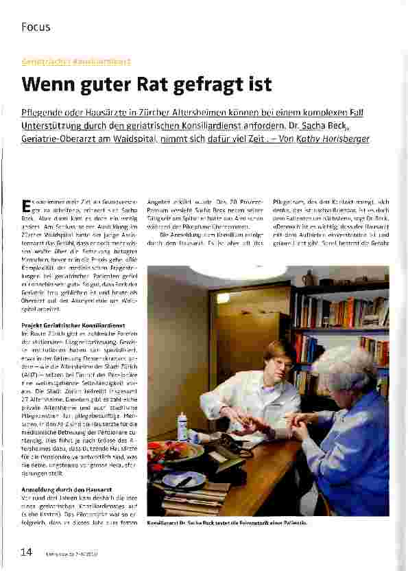 Vorschauseite 1: Wenn guter Rat gefragt ist