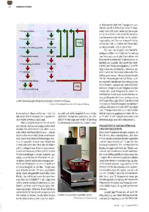 Vorschauseite 3: Wie können Roboter Pflegekräfte entlasten?Roboter können Wäsche zu den Stationen bringen und Getränke verteilen. Der Effizienzgewinn hängt dabei von der Art der Tätigkeit ab.