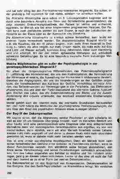 Vorschauseite 6: Probleme der Gerontopsychiatrie