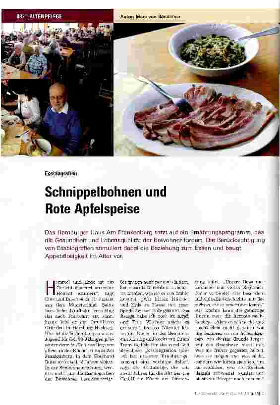 Vorschauseite 1: Schnippelbohnen und Rote Apfelspeise
