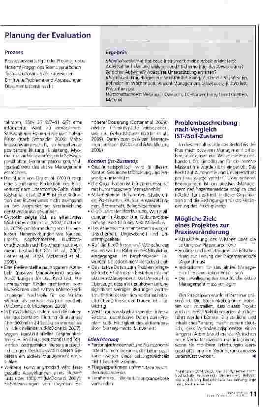 Vorschauseite 3: Klientinnenzentrierte Plazentarperiode