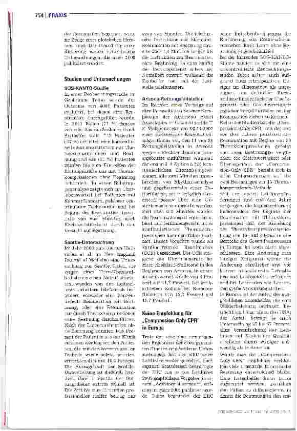 Vorschauseite 3: Compression-Only CPR -Reanimation ohne Beatmung?