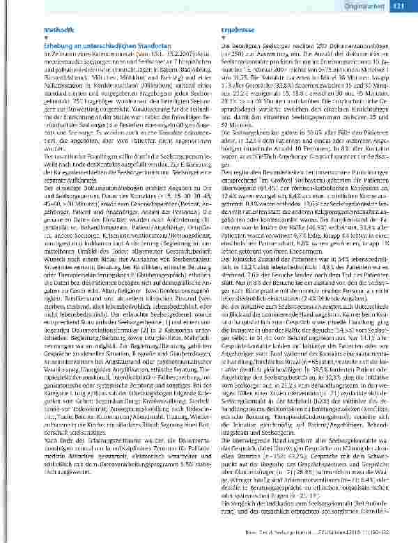 Vorschauseite 2: Einblicke in die spirituelle Begleitung am Lebensende Empirische Erhebung im Hospiz und Palliativbereich