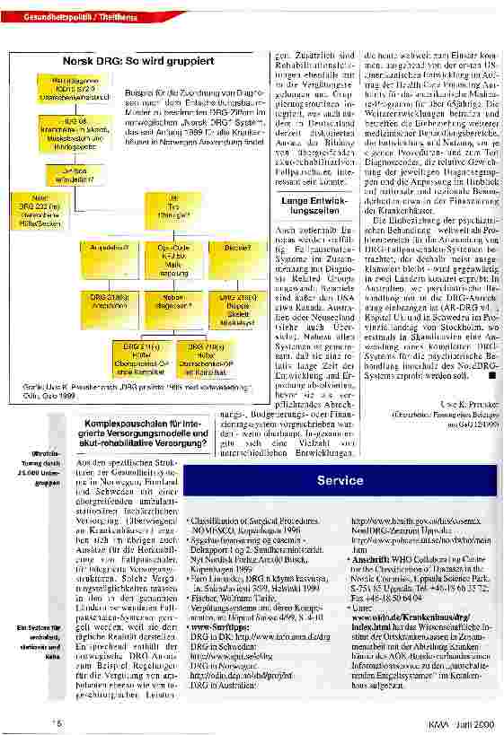 Vorschauseite 5: Von Australien bis Schweden: nicht immer, aber immer öfter Fallpauschalen-Systeme und Diagnosis Related Groups international