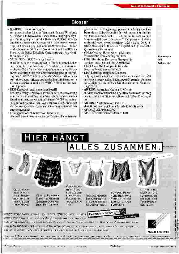 Vorschauseite 6: Von Australien bis Schweden: nicht immer, aber immer öfter Fallpauschalen-Systeme und Diagnosis Related Groups international