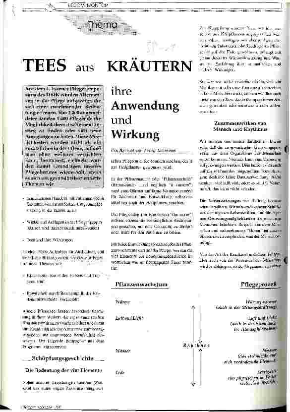 Vorschauseite 1: Tees aus Kräutern - ihre Anwendung und Wirkung