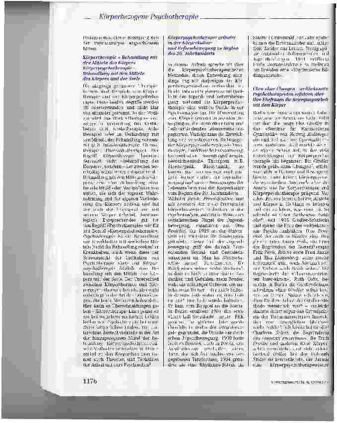 Vorschauseite 2: Wege zum Körper - Zur Geschichte und Theorie des körperbezogenen Ansatzes in der Psychotherapie