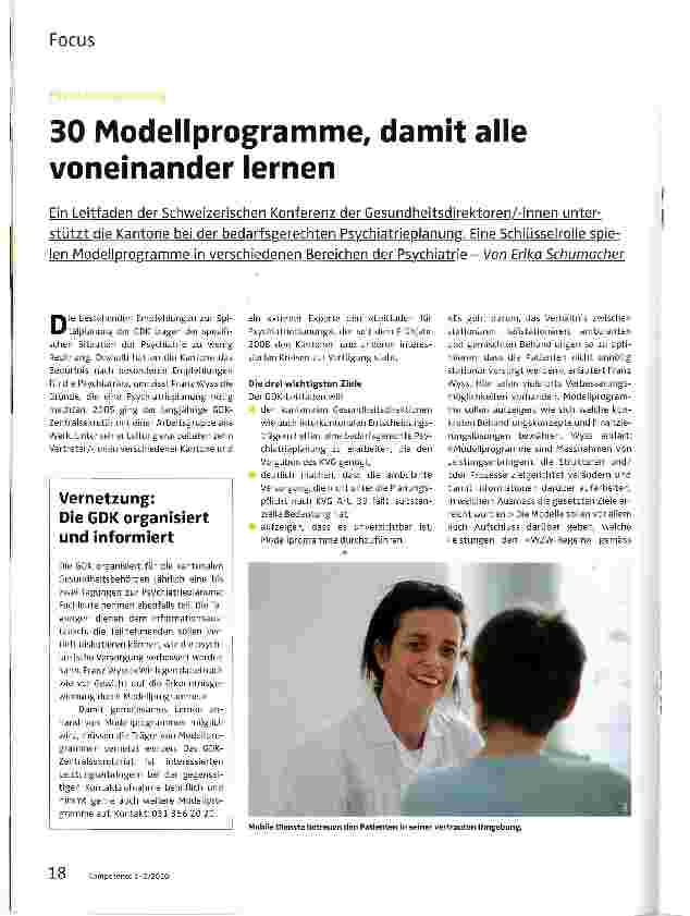 Vorschauseite 1: 30 Modellprogramme, damit alle voneinander lernen