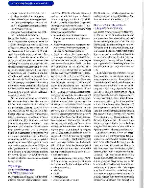 Vorschauseite 2: Das Apnoe-Bradykardie-Syndrom des Frühgeborenen