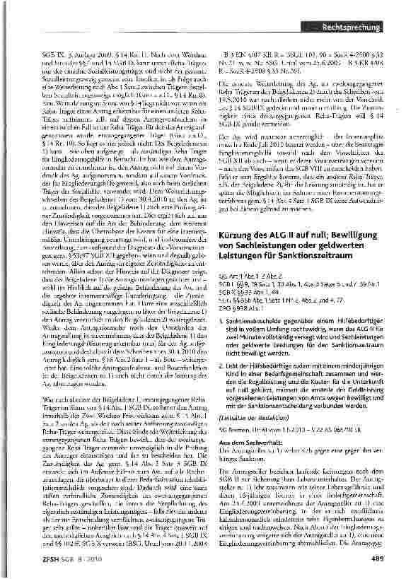 Vorschauseite 3: Antragsbescheidung durch zuständigen Rena-Träger; bindende Weiterleitung; Eingliederungshilfe; internatsmäßige Unterbringung in Förderschule; unzulässige Weiterleitung durch zweit…