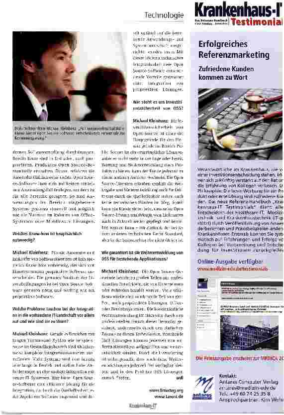 Vorschauseite 2: Potenziale von Open Source-Software für das Krankenhaus