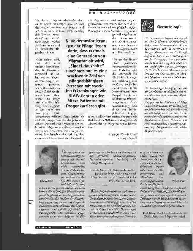 Vorschauseite 3: Pflege muss Bedürfnisse älterer Menschen berücksichtigen