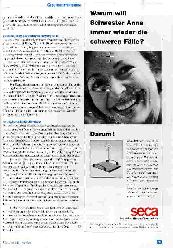 Vorschauseite 4: Gesundheitsreform 2000 Chancen und Risiken