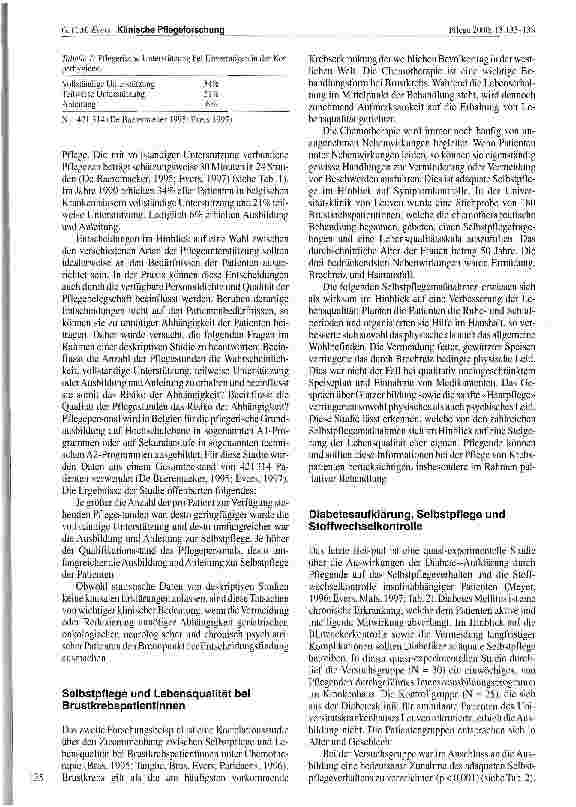 Vorschauseite 3: Klinische Pflegeforschung Eine neue Qualitätssicherung für Pflege und Patient