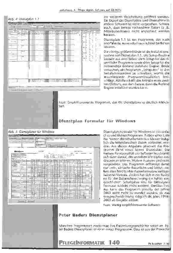 Vorschauseite 4: Pflege digital. Software auf CD-ROM Teil 2