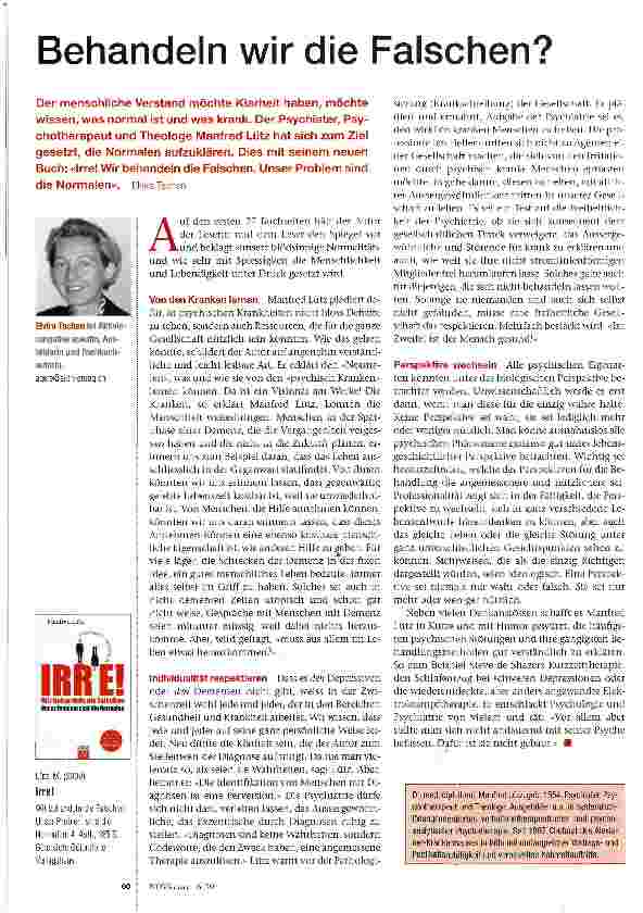 Vorschauseite 1: Behandeln wir die Falschen?