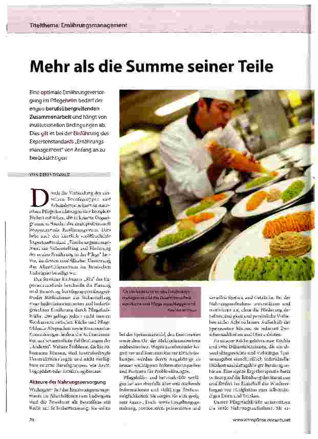 Vorschauseite 1: Mehr als die Summe seiner Teile