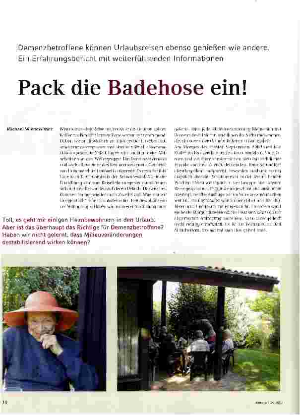 Vorschauseite 1: Pack die Badehose ein!