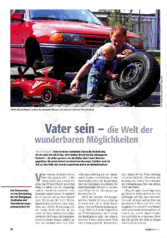 Vorschauseite 1: Vater Sein - die Welt der wunderbaren Möglichkeiten