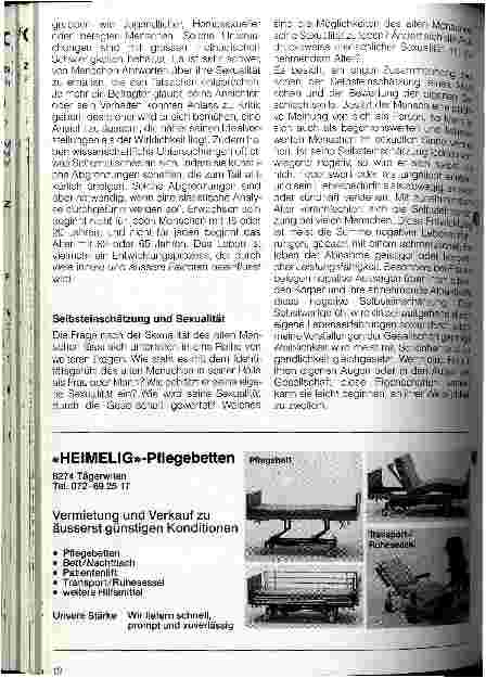 Vorschauseite 2: Die Sexualität des älteren Menschen Ältere Menschen sind in ihrer Intimsphäre genau so verletzlich