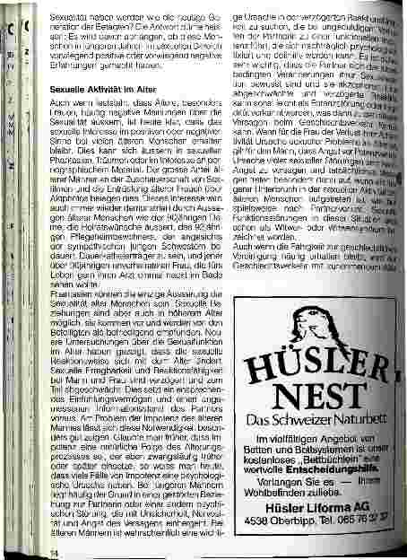 Vorschauseite 4: Die Sexualität des älteren Menschen Ältere Menschen sind in ihrer Intimsphäre genau so verletzlich