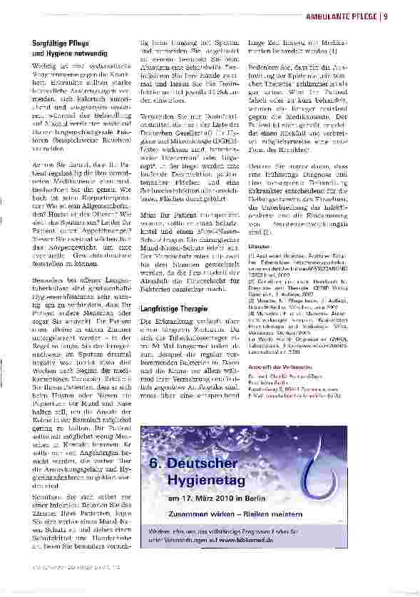 Vorschauseite 3: Infektion verläuft häufig versteckt