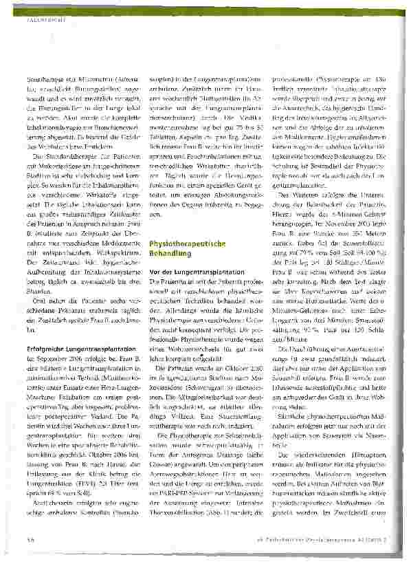 Vorschauseite 3: Lungentransplantation bei Mukoviszidose