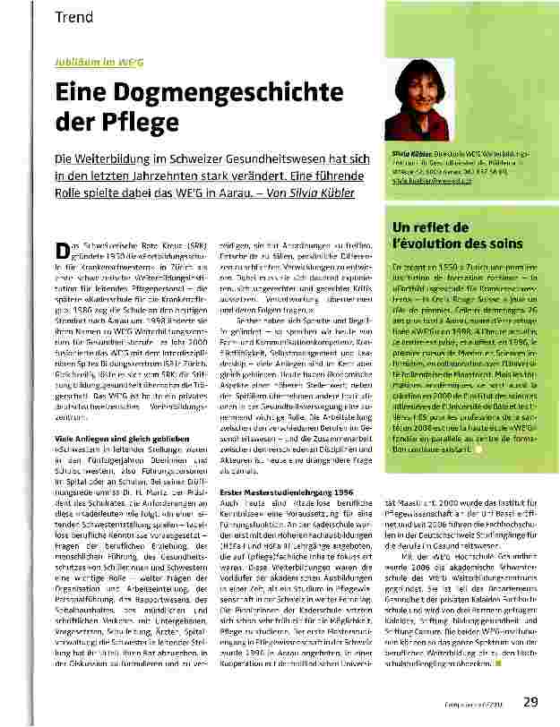 Vorschauseite 1: Eine Dogmengeschichte der Pflege