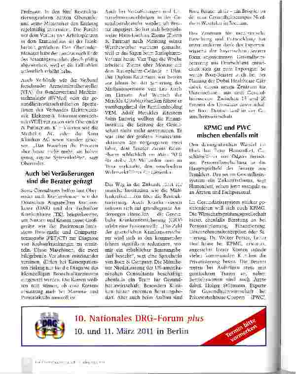 Vorschauseite 3: Guter Rat für die Gesundheitsbranche