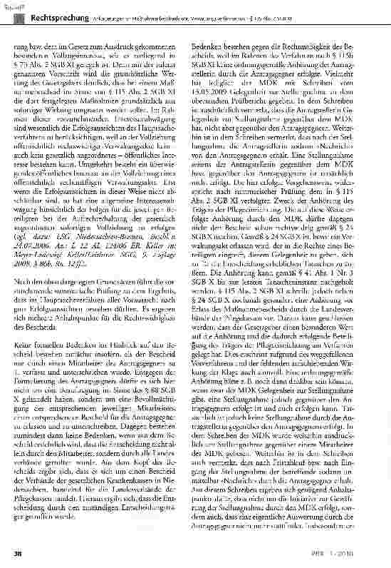 Vorschauseite 4: Anforderungen an Maßnahmenbescheide und Verwaltungsverfahren nach § 115 Abs. 2 SGB XI