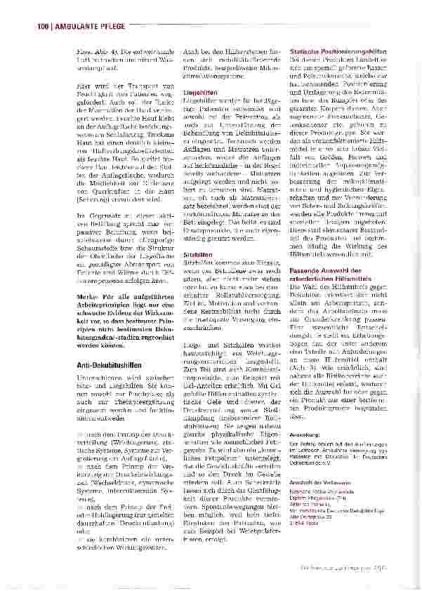 Vorschauseite 4: Hilfsmittel gegen Dekubitus