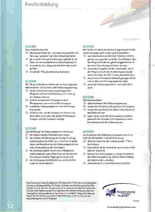 Vorschauseite 4: Entlassungsmanagement