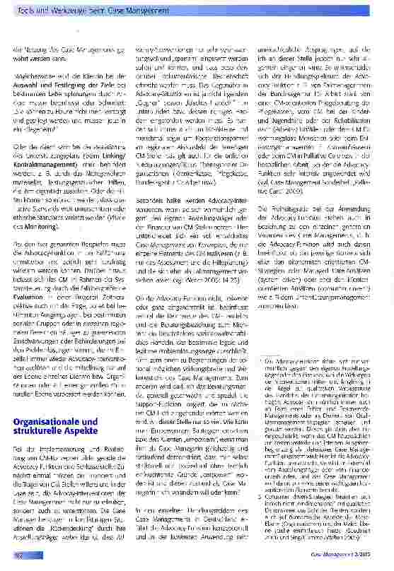 Vorschauseite 2: Tools und Werkzeuge beim Case Management
