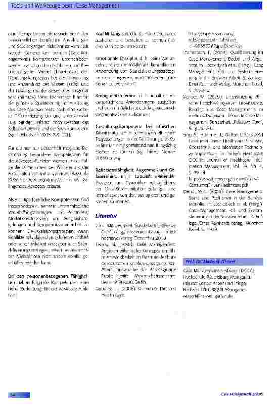 Vorschauseite 4: Tools und Werkzeuge beim Case Management