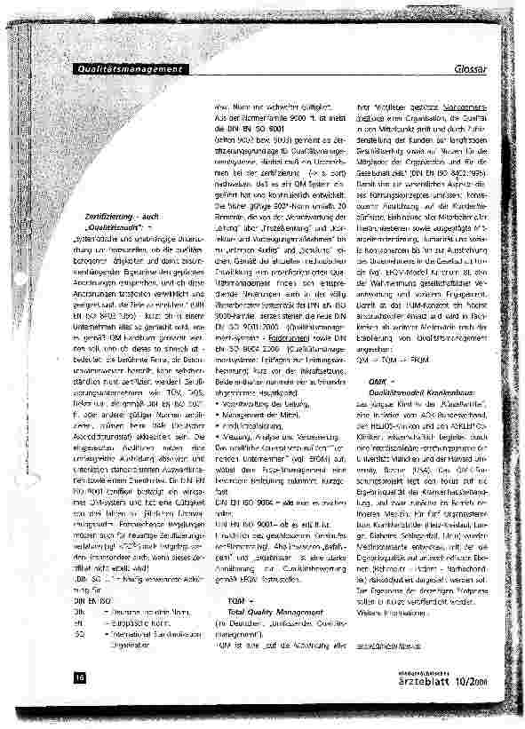 Vorschauseite 3: QM - ISO - EFQM - KTQ: Aus dem Wörterbuch des Qualitätsmanagement