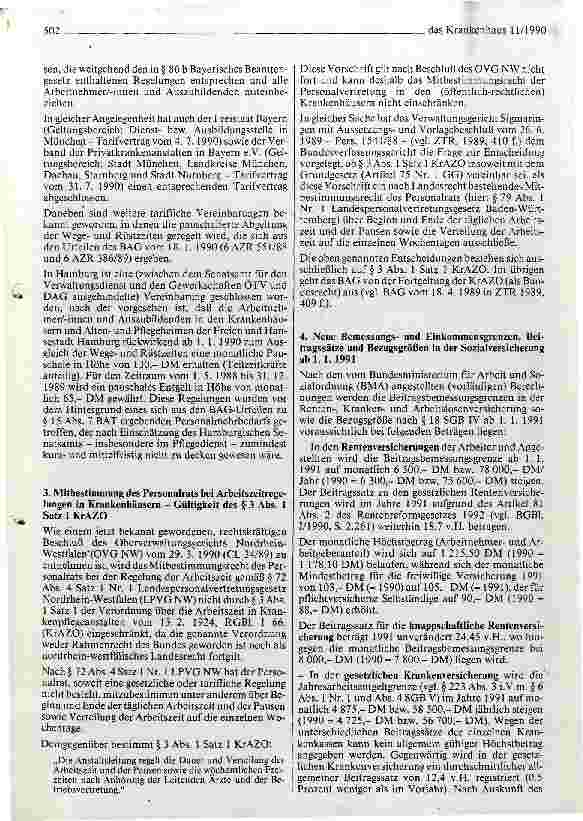 Vorschauseite 3: Wegezeiten-Urteile des BAG zu Paragraph 15 Abs. 7 BAT