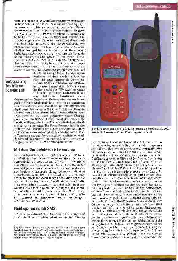 Vorschauseite 2: Handys: Einsatzzweck und Anforderungen
