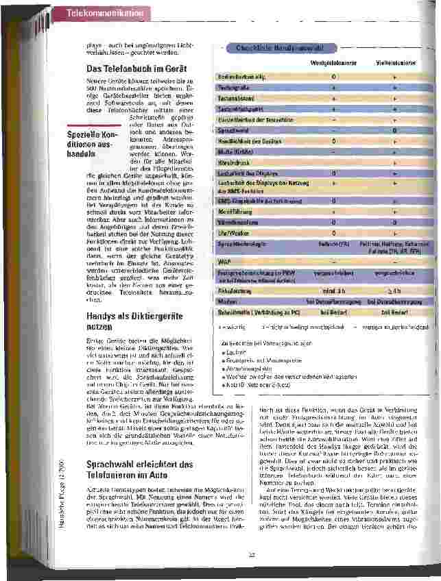 Vorschauseite 3: Handys: Einsatzzweck und Anforderungen