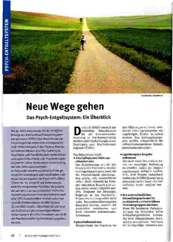 Vorschauseite 1: Neue Wege gehen