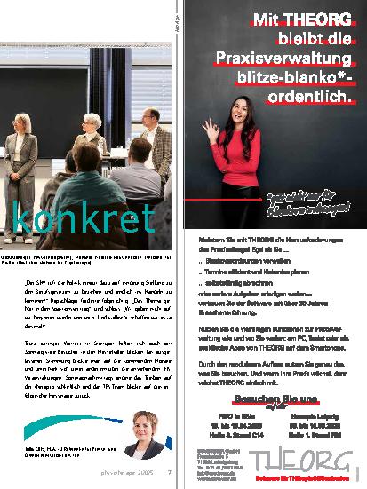 Vorschauseite 2: therapro mit SHV konkret