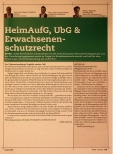 Vorschauseite 1: HeimAufG, UbG & Erwachsenenschutzrecht