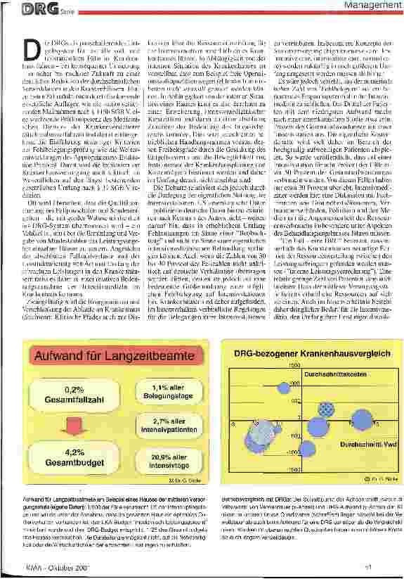 Vorschauseite 2: Risiko für Maximalversorger? Intensivmedizinische DRG´s